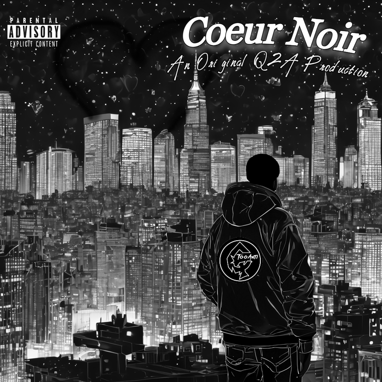 Cover art for Altissimus Q and Q2Anti's first collaboration - Coeur Noir